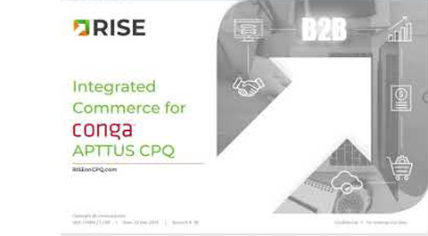 Integrated Commerce for Conga Apttus CPQ