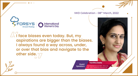 Vanitha Datla on Womens day