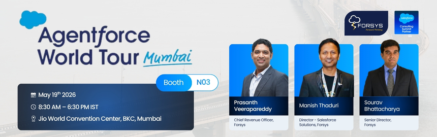 Upcoming Forsys event