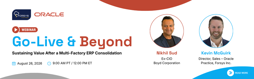 Oracle Beyond Go-Live Webinar