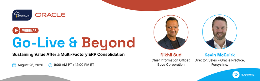 Oracle Beyond Go-Live Webinar