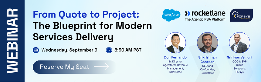 Salesforce ARM + Rocketlane PSA Webinar